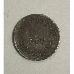 Monedă 1 Leu 1924 Ferdinand I